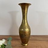 Vintage brass vase