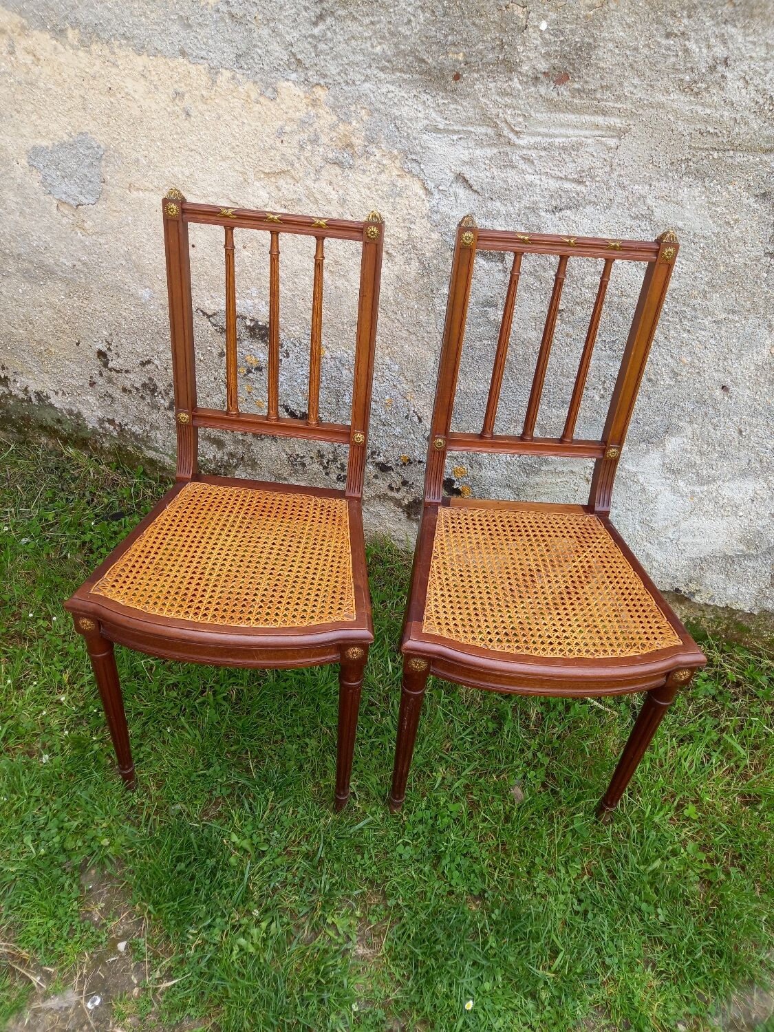 Lots de 2 chaises vintage
