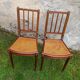 Lots de 2 chaises vintage