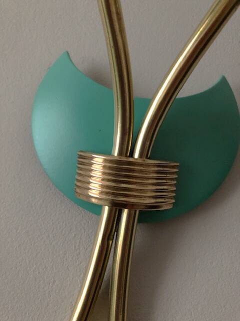 Double vintage Italian wall light 1950s