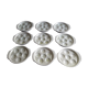 9 plates with 6 gien earthenware snails diam 14.5 cm