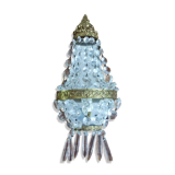 Hot air balloon wall light with tassels