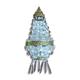 Hot air balloon wall light with tassels