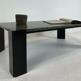 Coffee table, 80s in green marble