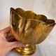 Brass footed bowl