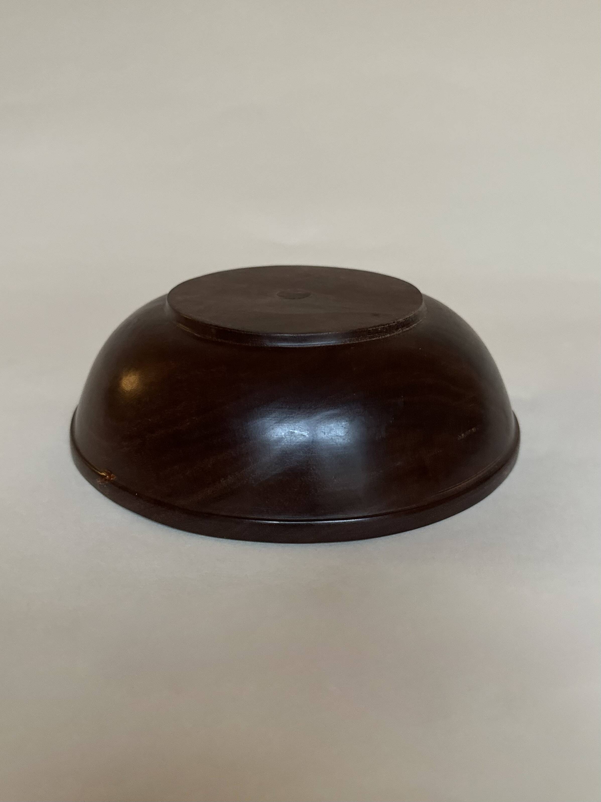 Pair of varnished wooden pocket vases