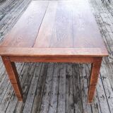 Old wooden table - (farm? Drapery?)