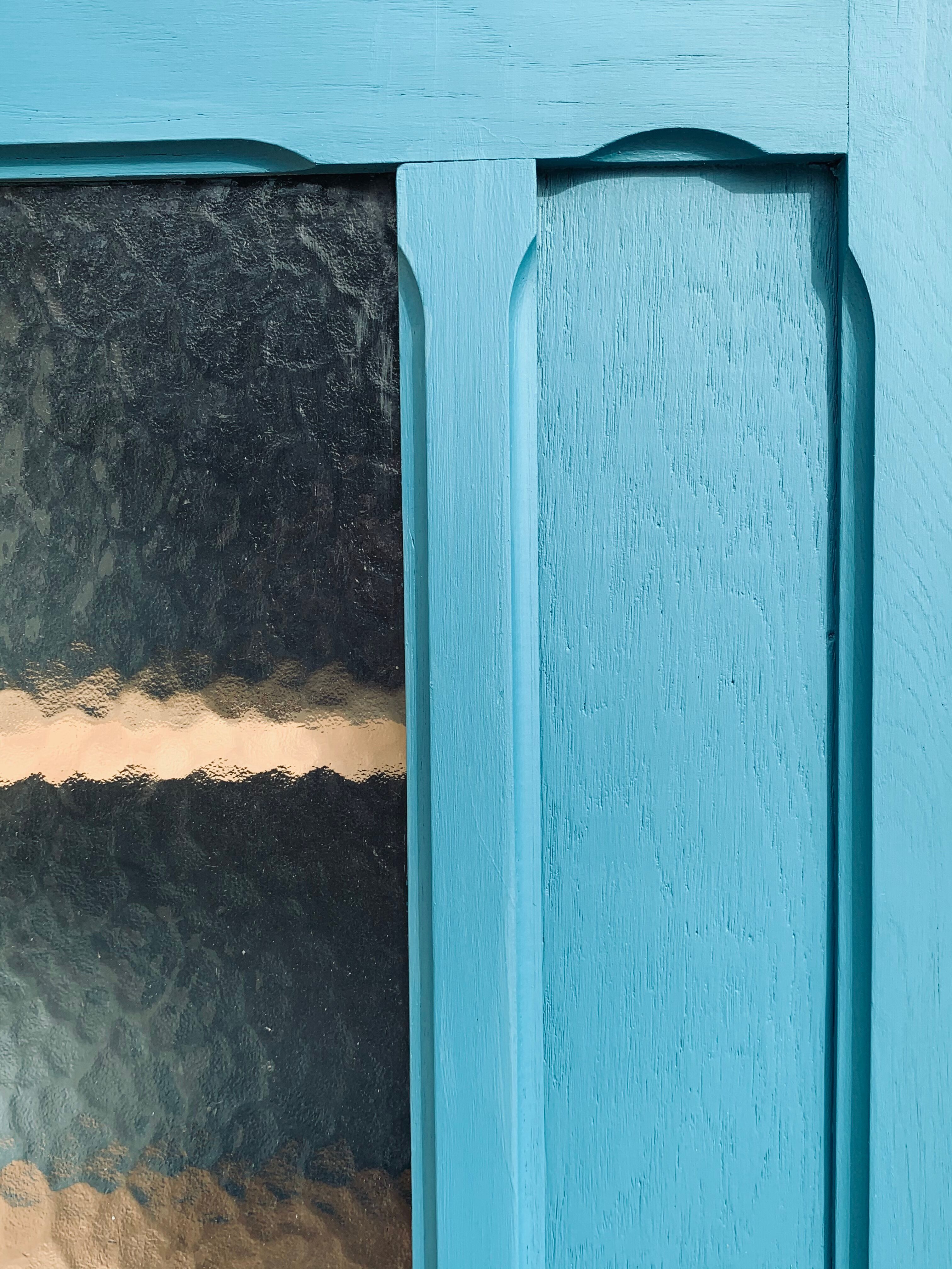 Glass-glazed Parisian wardrobe 1930