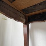 Table de ferme bureau noyer XIXème