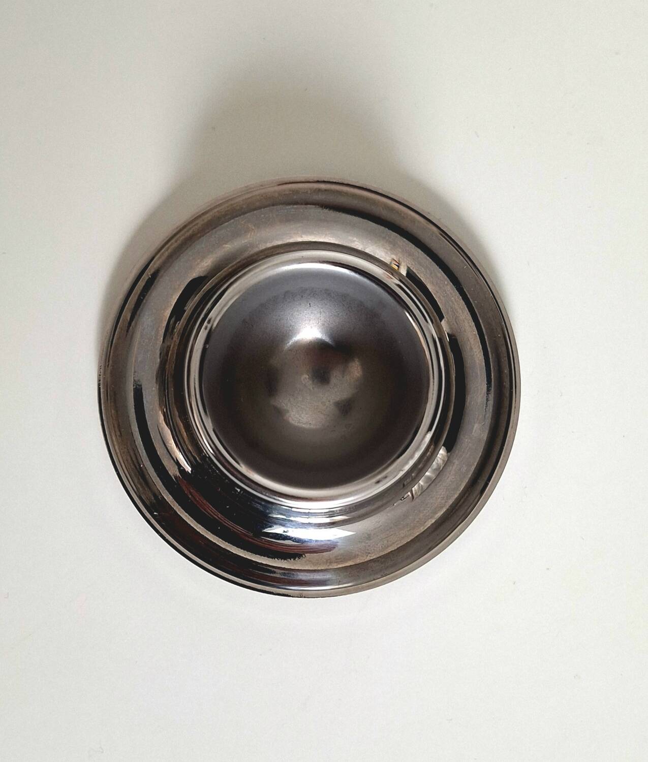 Vintage stainless steel egg cup