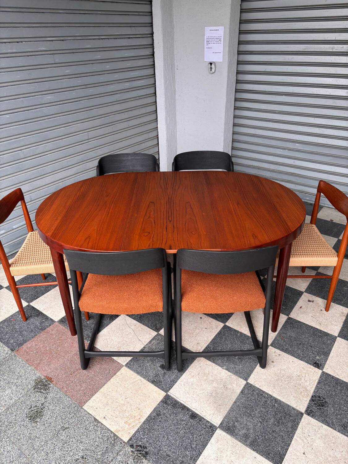 Danish table in teak