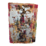 Abstract painting by decorator Erik Huet Alvarez