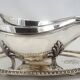 Idiot, double sauce boat + liners, Minerva silver, excellent condition, 19th century, 1.798 kg