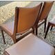8 chaises scandinaves années 1960 de johannes andersen en palissandre massi