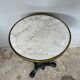 Godin Parisian bistro table in cast iron and marble top