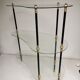 Vintage display 1950 / 1960 , side kidney table , glass shelves