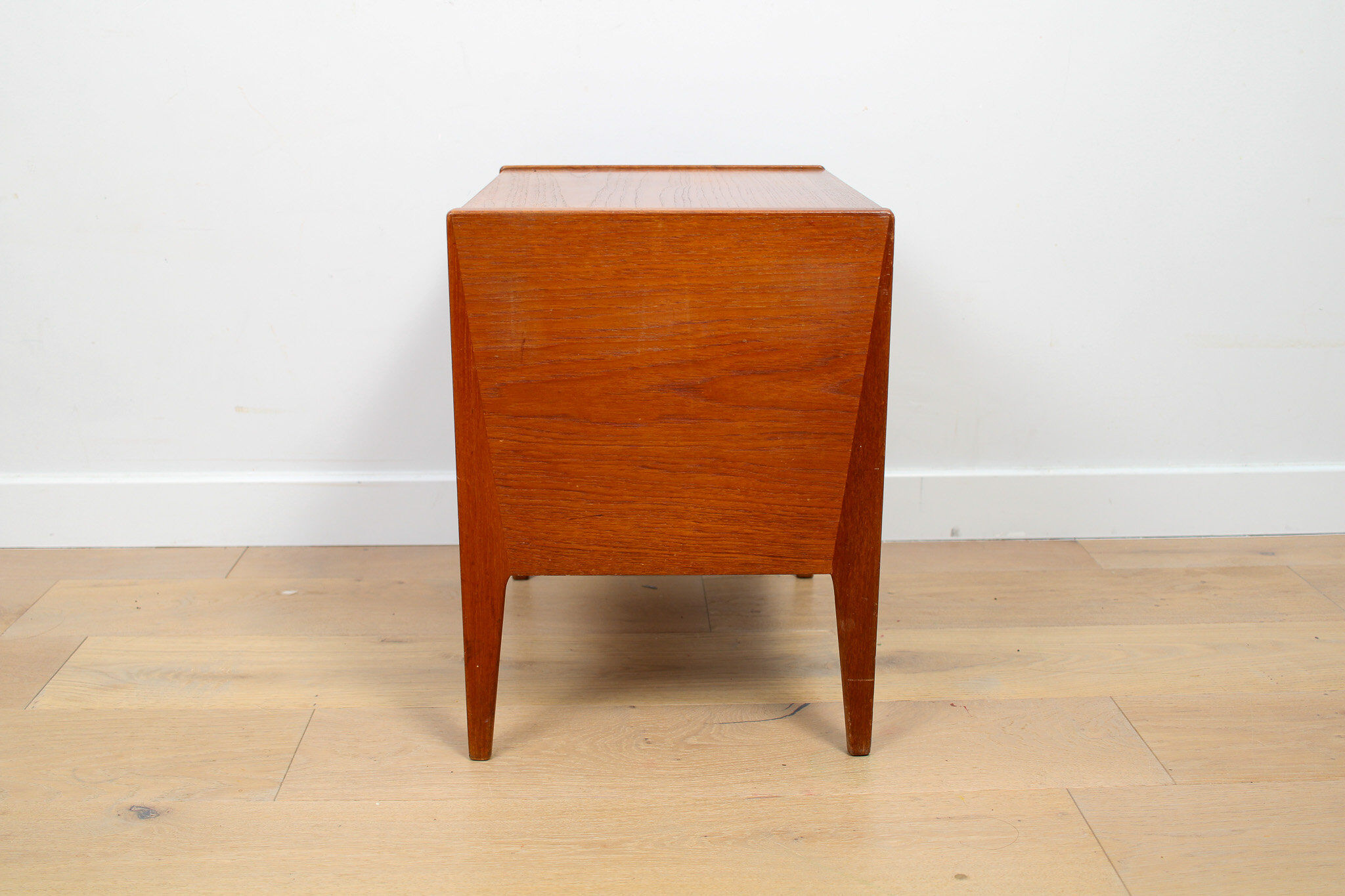 A vintage Danish mid-century bedside table attributed to Kai Kristiansen
