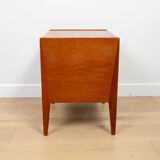 A vintage Danish mid-century bedside table attributed to Kai Kristiansen