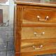 18th-century Louis XVI low commode in walnut.