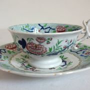 Old English porcelain coffee cup Minton 19th century
