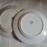 Plats ronds "Aux lions de faïence" Boch Frères Keramis