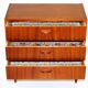 Commode suédoise en acajou Suède 1960