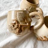 3 tasse en grès