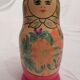 Traditional russian dolls "matryoshkas" from the 70s
