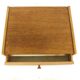 Scandinavian oak bedside table, Sweden, 1950.