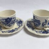 6 coffee cups Sarreguemines BP