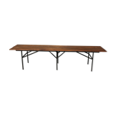 Banc, bois et métal