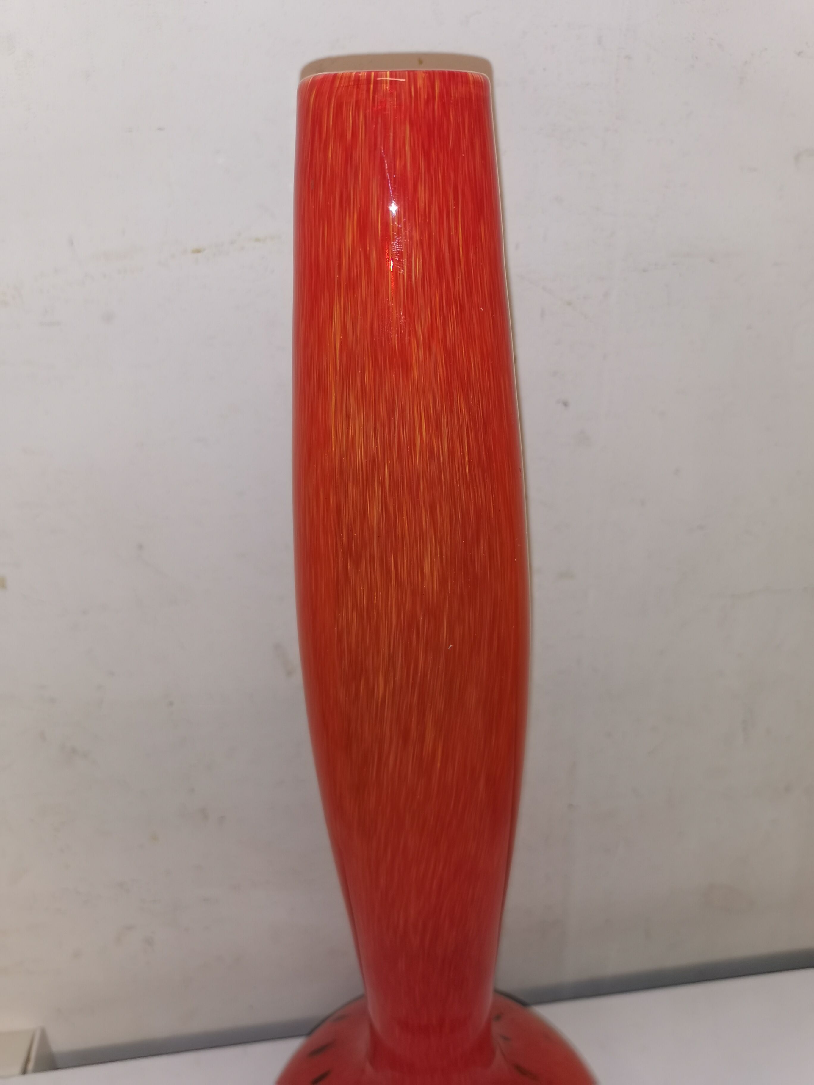 Vase en verre soufflé