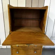 Vintage oak secretary – 1940s/1950s – 3 drawers