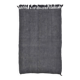5x8 Anthracite Grey Handwoven Vintage Kilim Rug, 159x235 Cm