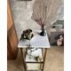 Antique medical bedside table