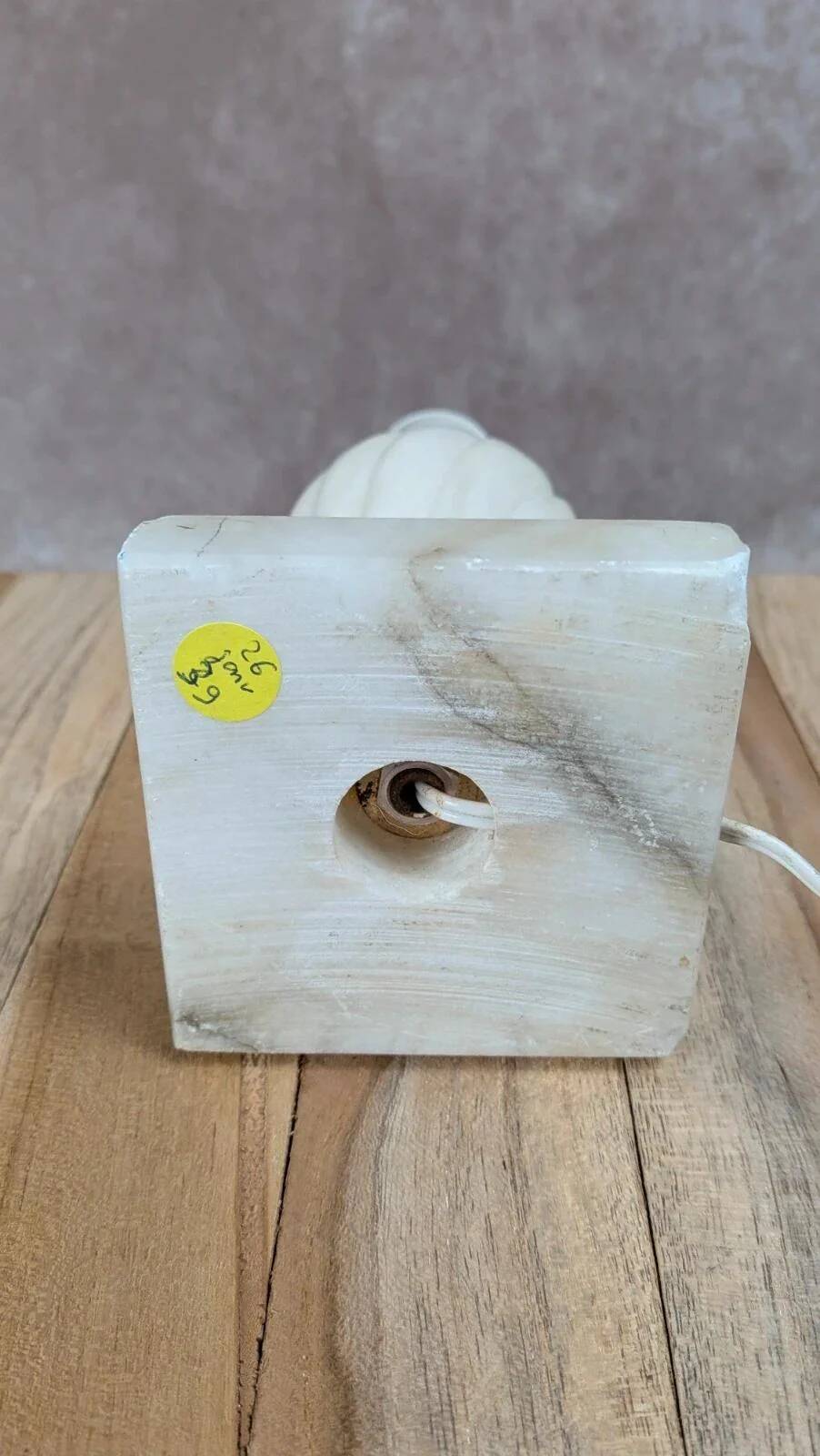 Vintage alabaster lamp
