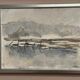 Original Swedish Oil on Canvas – “Lanskap” by K. Sjöö – Vintage & Framed – 37.5 × 29.5 cm (14.7" × 11.6")