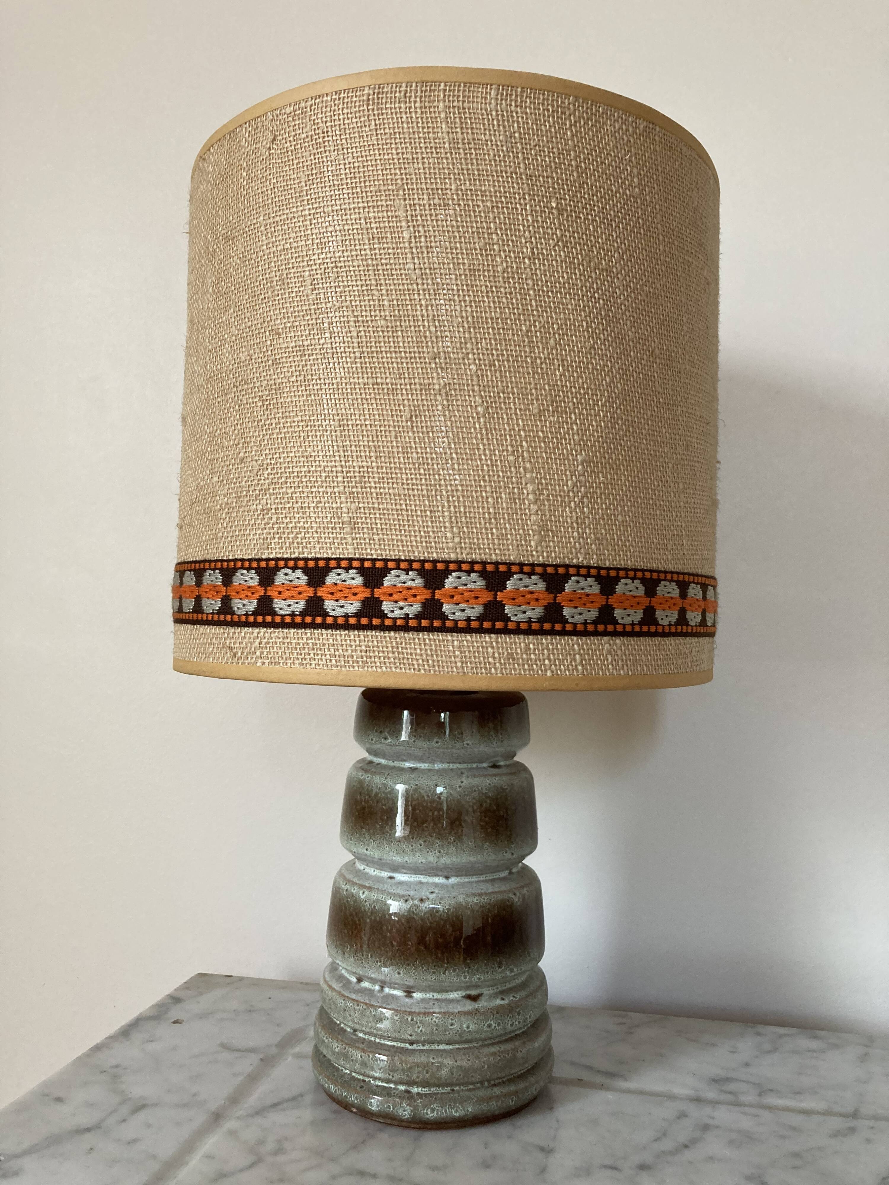 Stoneware brutality lamp