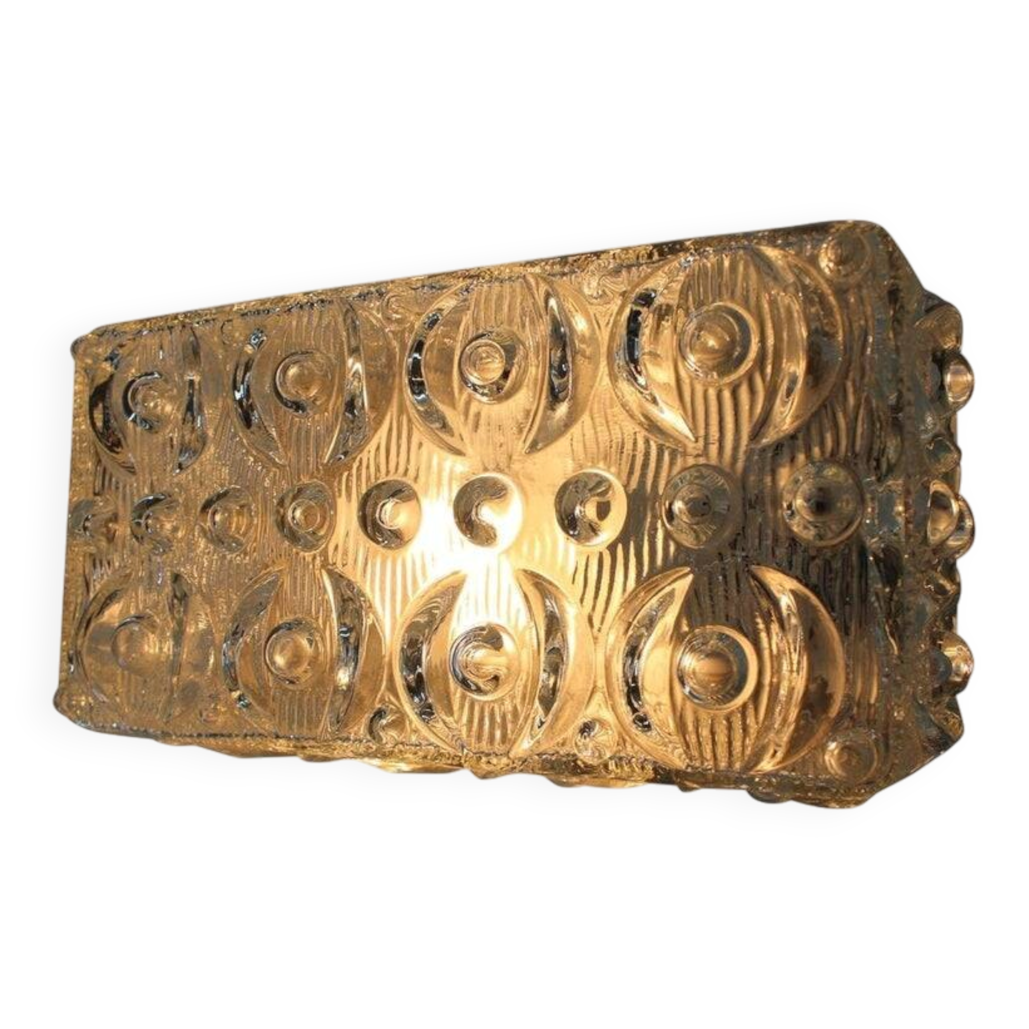 Midcentury Design Wall or Ceiling Lamp, Flush Mount, 1970s