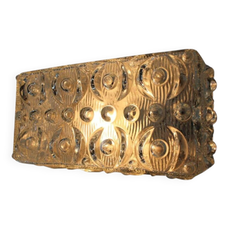 Midcentury Design Wall or Ceiling Lamp, Flush Mount, 1970s