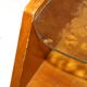 Pair of Swedish bedsides in elm and glass, Sweden, 1940