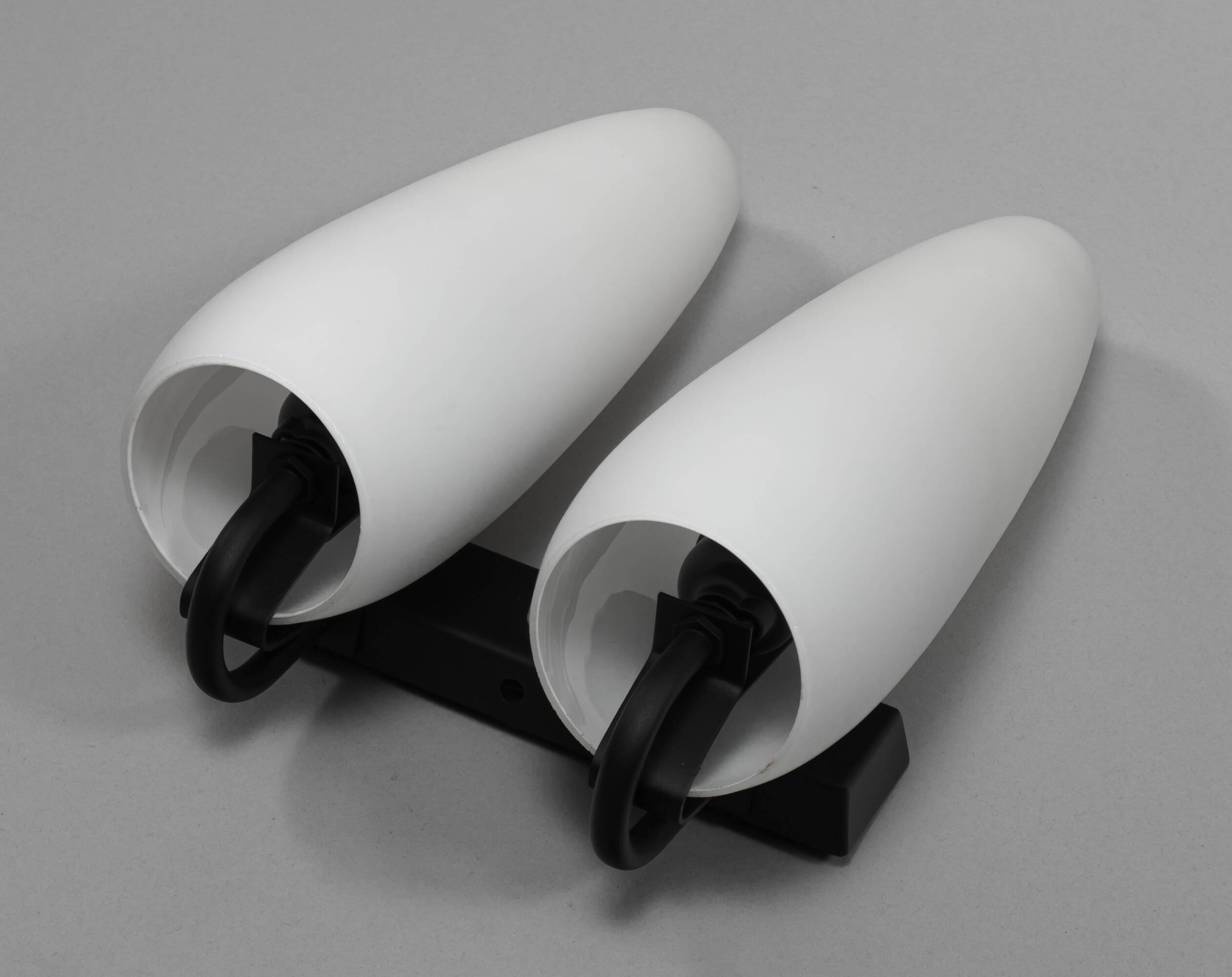 Vintage 1950s Philips Louis Kalff Opaline Glass Wall Lamp Sconce