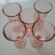 5 verres à pied Rosaline