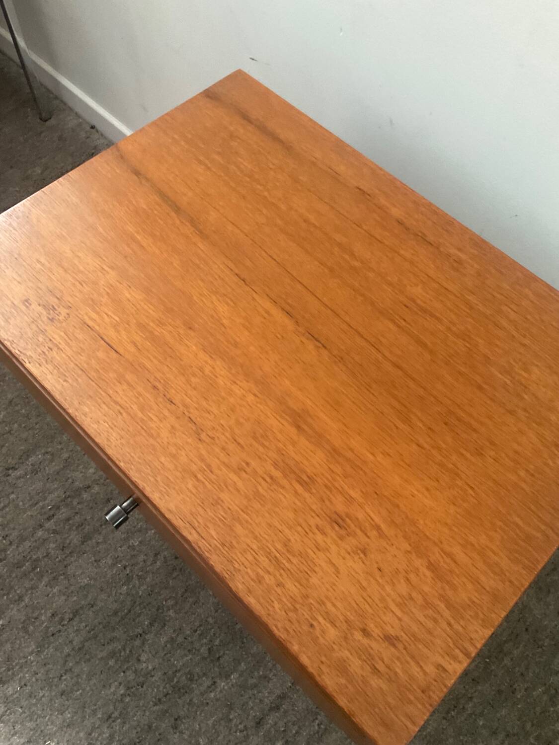 Scandinavian teak bedside table, 1960s