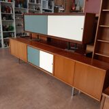 Sideboard in teak, 300cm