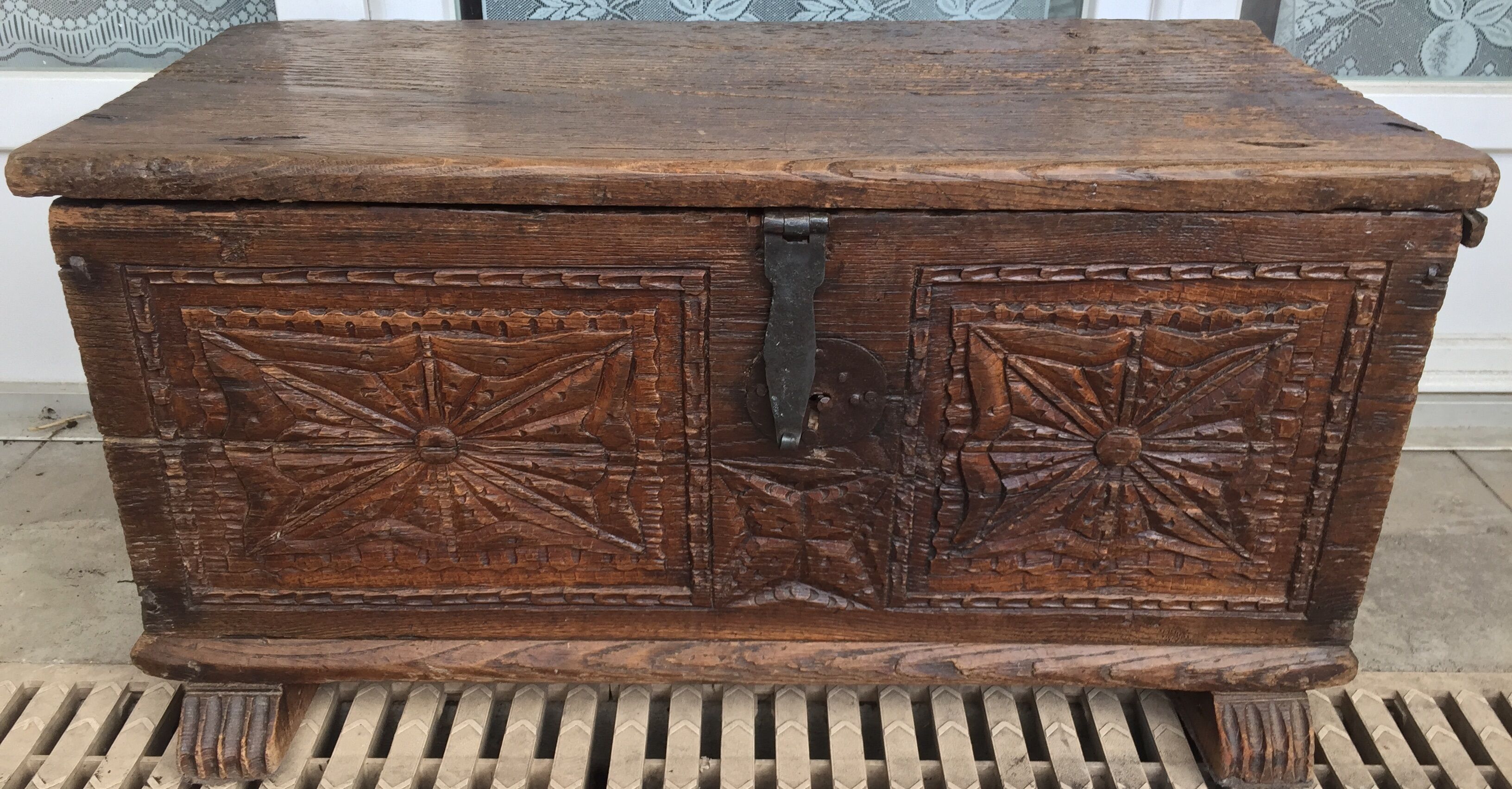 Old wooden chest