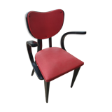 Office chair circa 1950 red and black