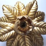 Ceiling lamp golden flower