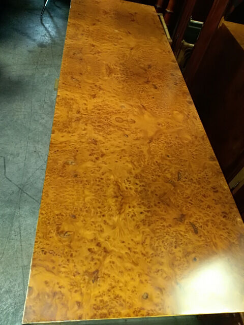 Sideboard in elm and brass burr Willy Rizzo