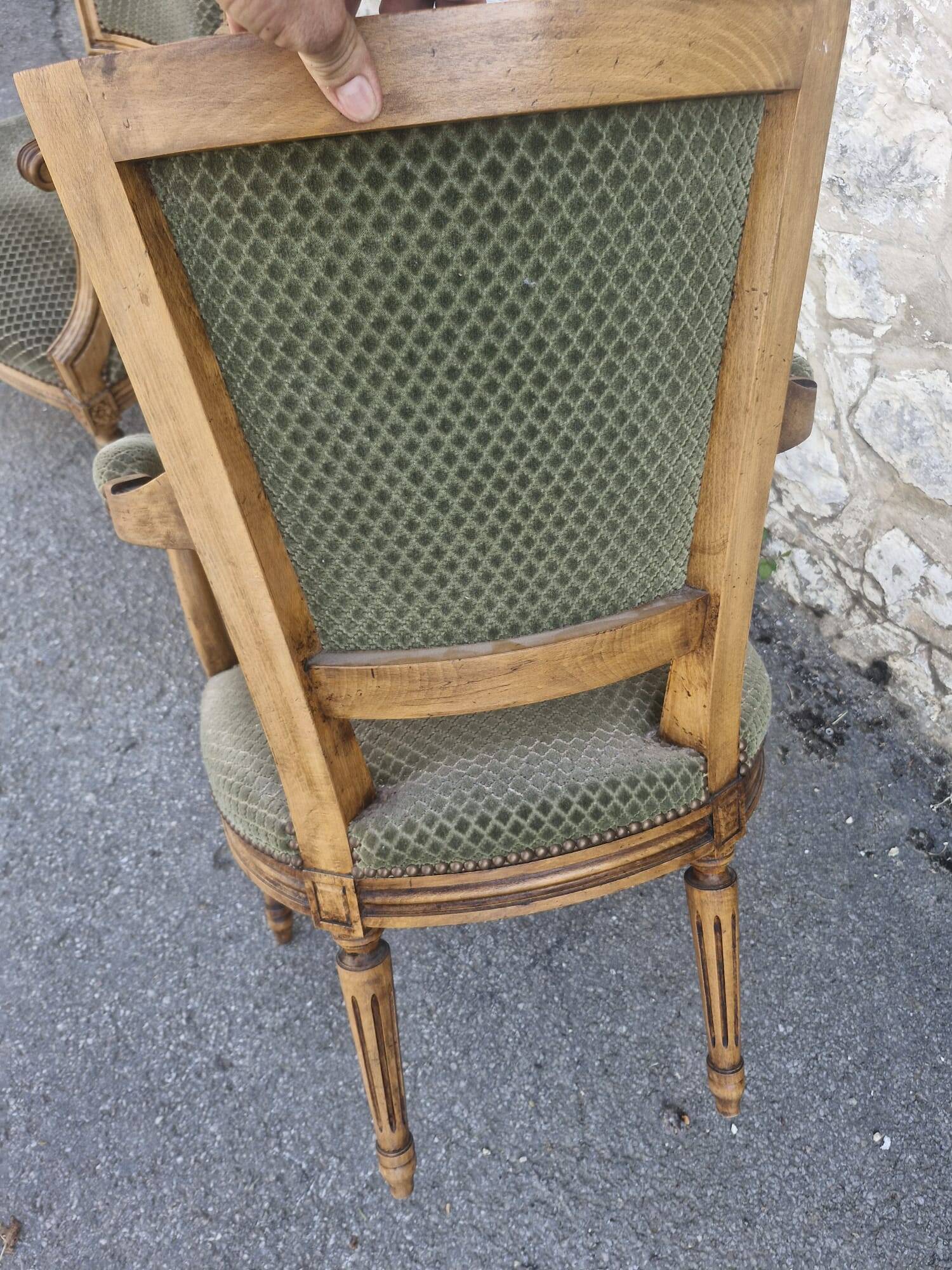 Pair of armchairs